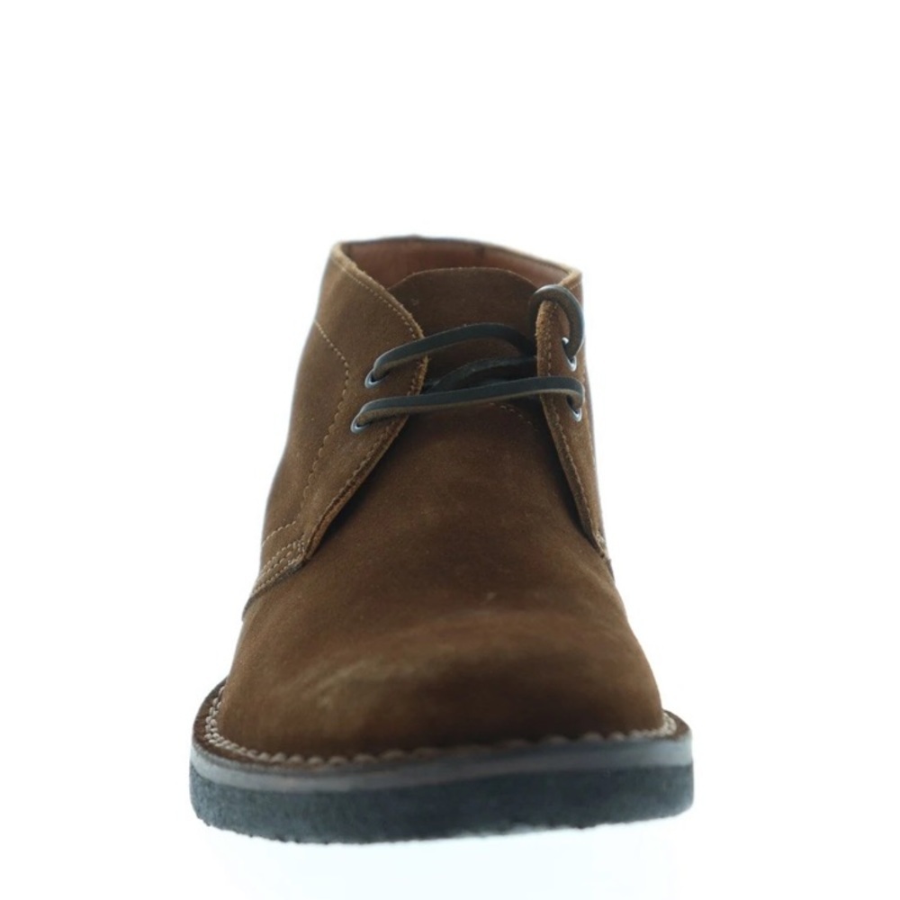 FRYE MENS BROWN SUEDE LACE UP CHUKKAS BOOTS